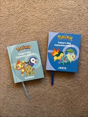 Two 2023 Pokémon Trainer's Mini Exploration Guides - Sinnoh & Johto